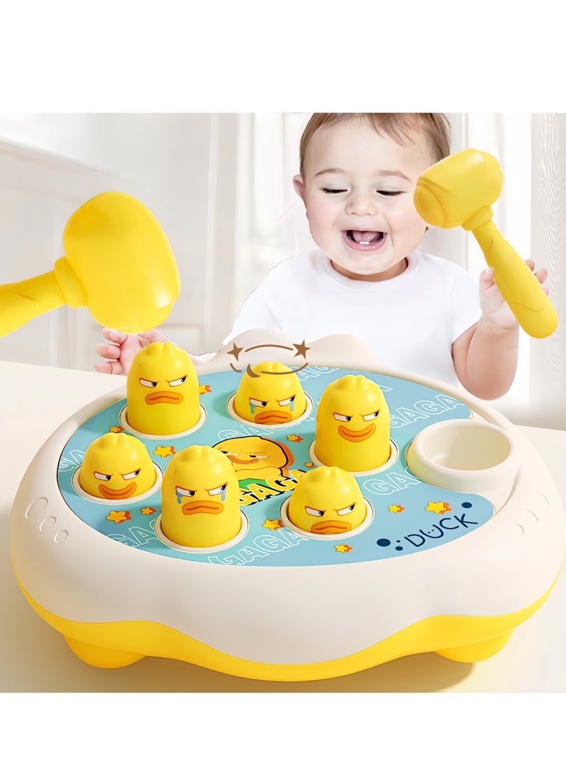 Whack A Mole Game Baby Interactive Hammer Toys, Hand-eye Coordination Cultivation Concentration Toddler Sensory Toys for Boy and Girl Toddler Toys Gift - Image 1